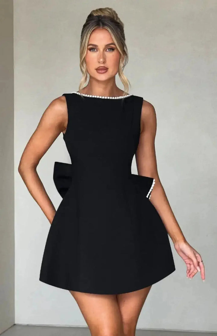 Hannah | Women’s A Line Wedding Guest Mini Dress