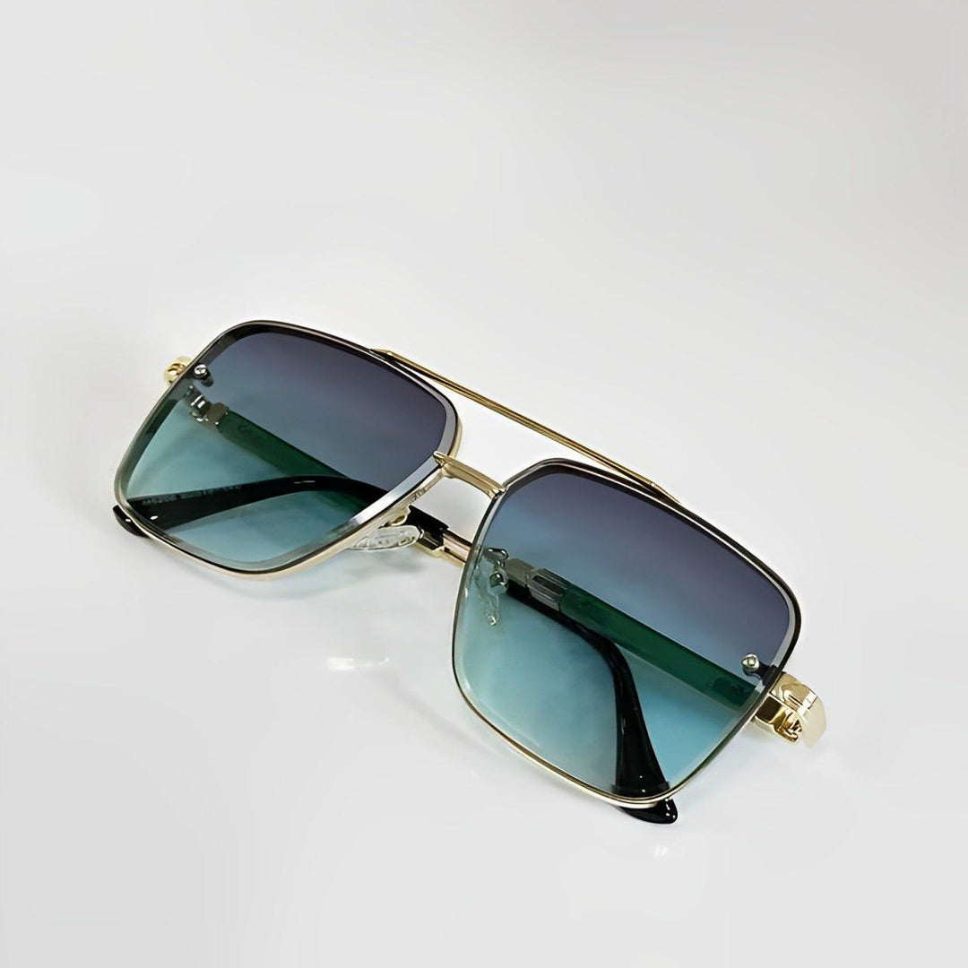 Harper | Sunglasses Aviator Style Gold Frame Gradient Lenses UV400