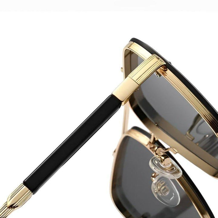 Harper | Sunglasses Aviator Style Gold Frame Gradient Lenses UV400
