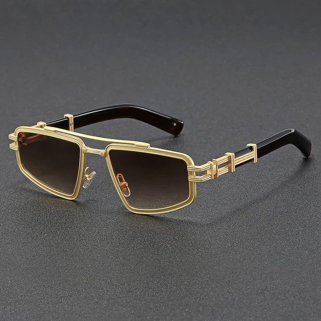 Henry | Sunglasses Retro Square Metal Frame UV400 Protection