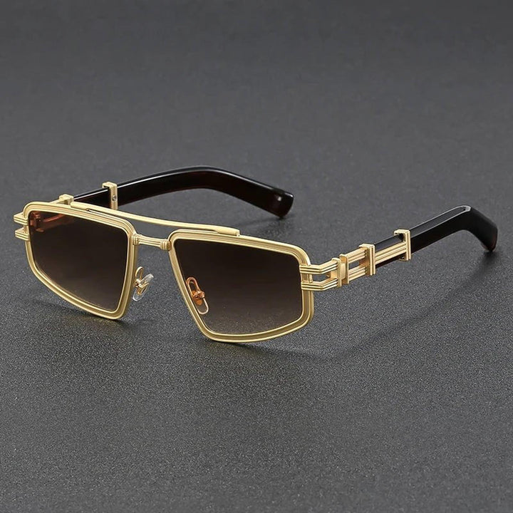 Henry | Sunglasses Retro Square Metal Frame UV400 Protection