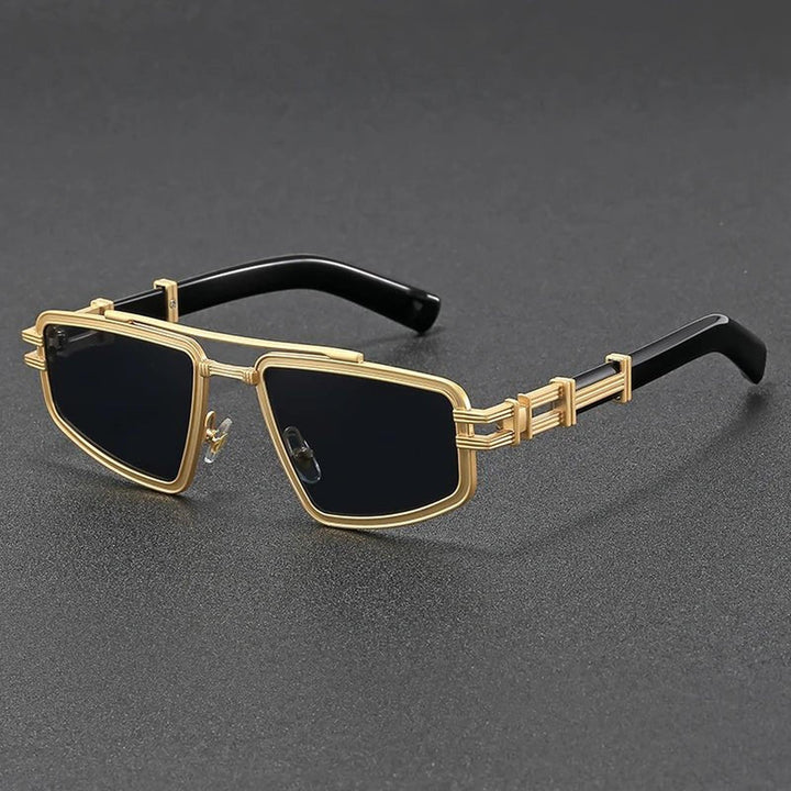 Henry | Sunglasses Retro Square Metal Frame UV400 Protection