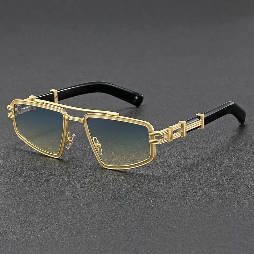 Henry | Sunglasses Retro Square Metal Frame UV400 Protection