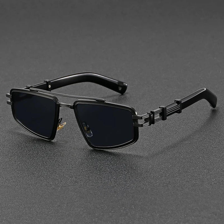Henry | Sunglasses Retro Square Metal Frame UV400 Protection