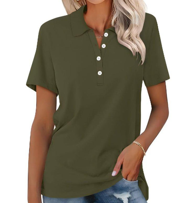 Isabella | Women's Classic Polo Shirt Short Sleeve Pique Cotton