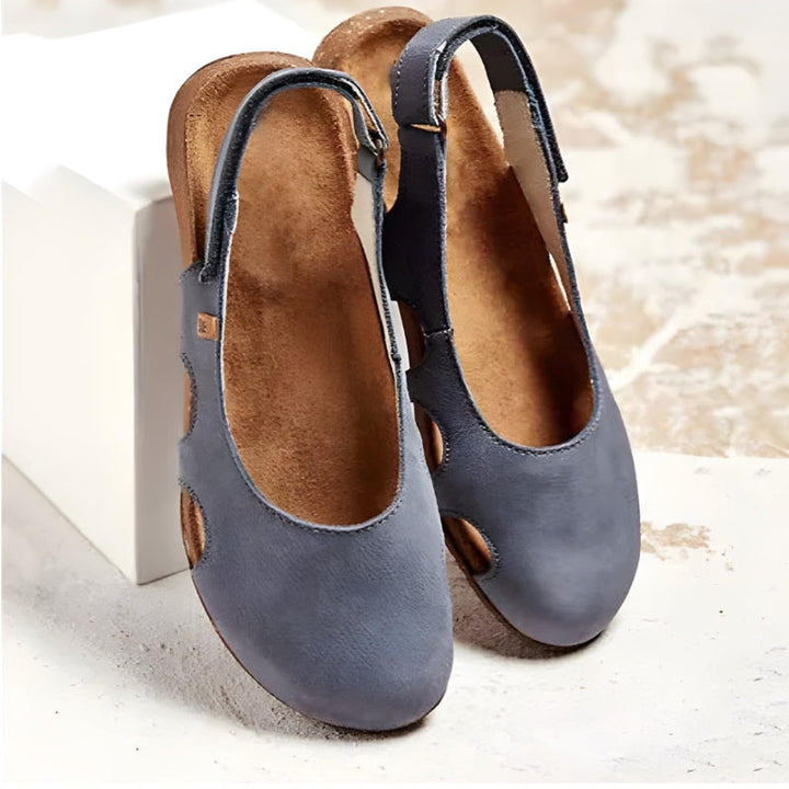 Isabella | Women's Cutout Closed Toe Espadrilles Casual Flats