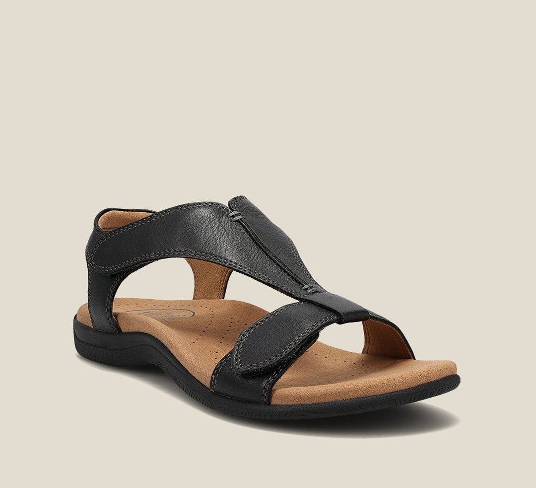 Isabella | Women's Open Toe Sandals Adjustable Straps Comfort Heel