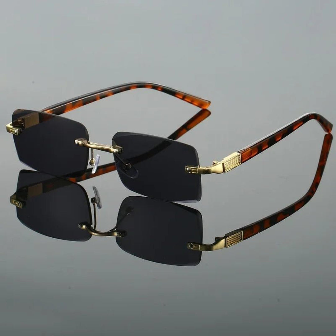 James | Sunglasses Rimless Retro Tinted UV400 Protection