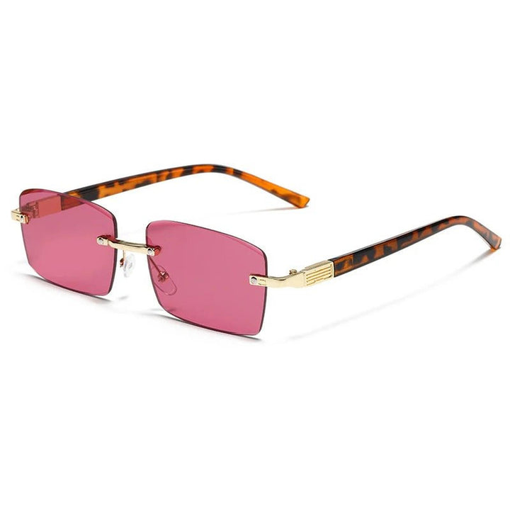 James | Sunglasses Rimless Retro Tinted UV400 Protection