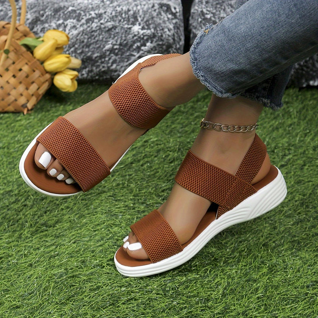 Jasmine | Women's Elastic Strap Lightweight Summer Sandals