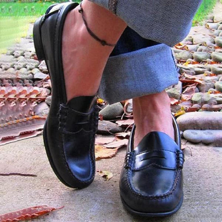 Julia | Women Orthopedic Classic Penny Slip On Loafers