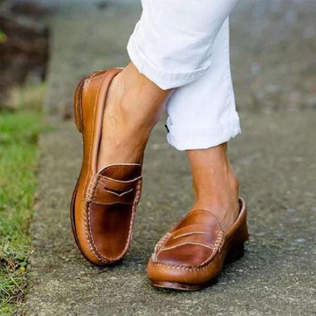 Julia | Women Orthopedic Classic Penny Slip On Loafers