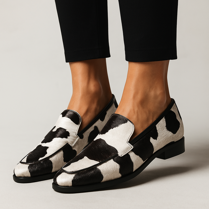 Kaitlyn | Women Orthopedic Animal Print Slip On Loafers