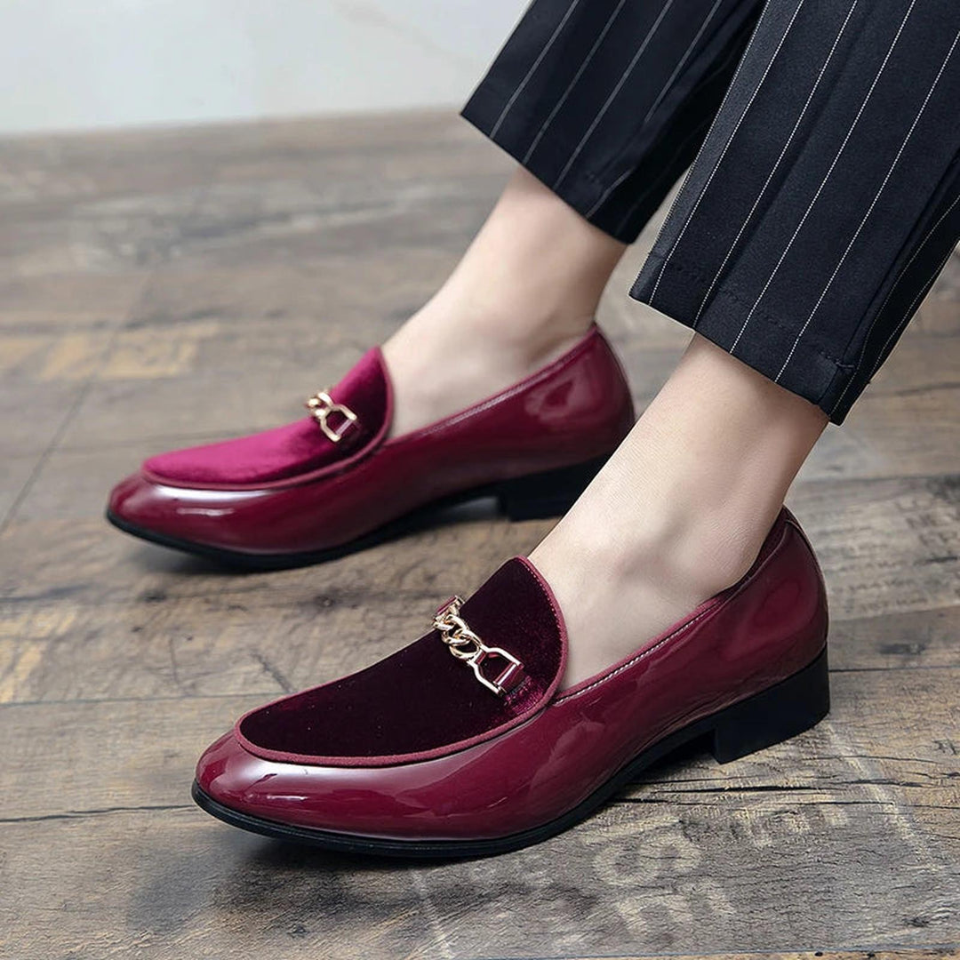 Katherine | Women Orthopedic Chain Detail Slip On Loafers
