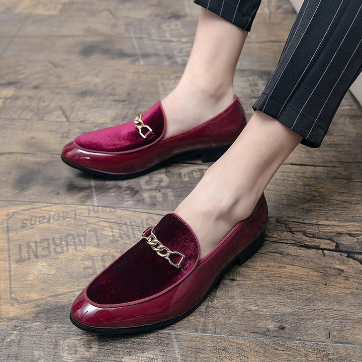 Katherine | Women Orthopedic Chain Detail Slip On Loafers