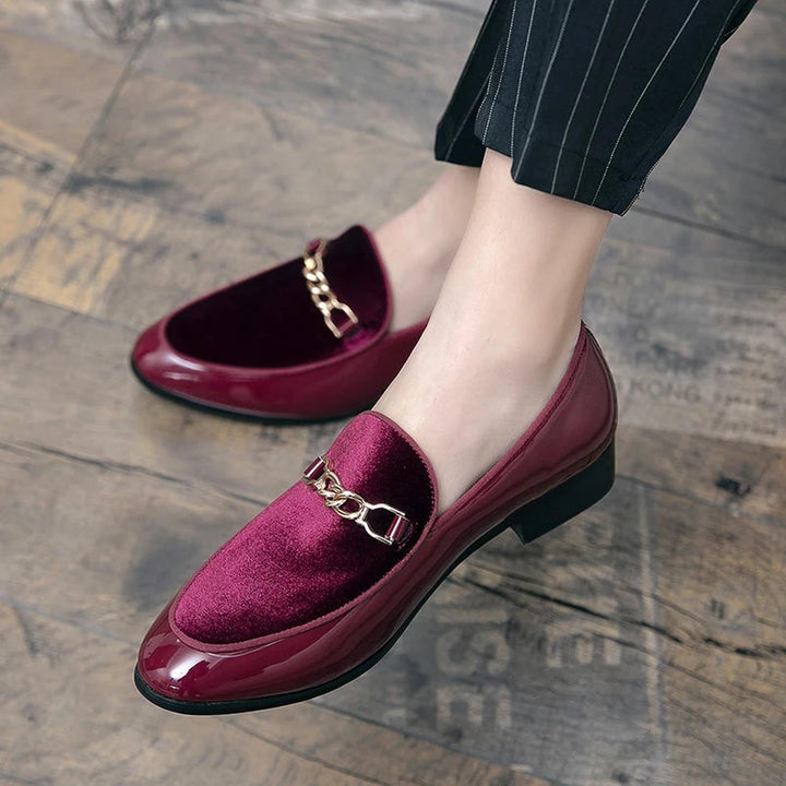 Katherine | Women Orthopedic Chain Detail Slip On Loafers