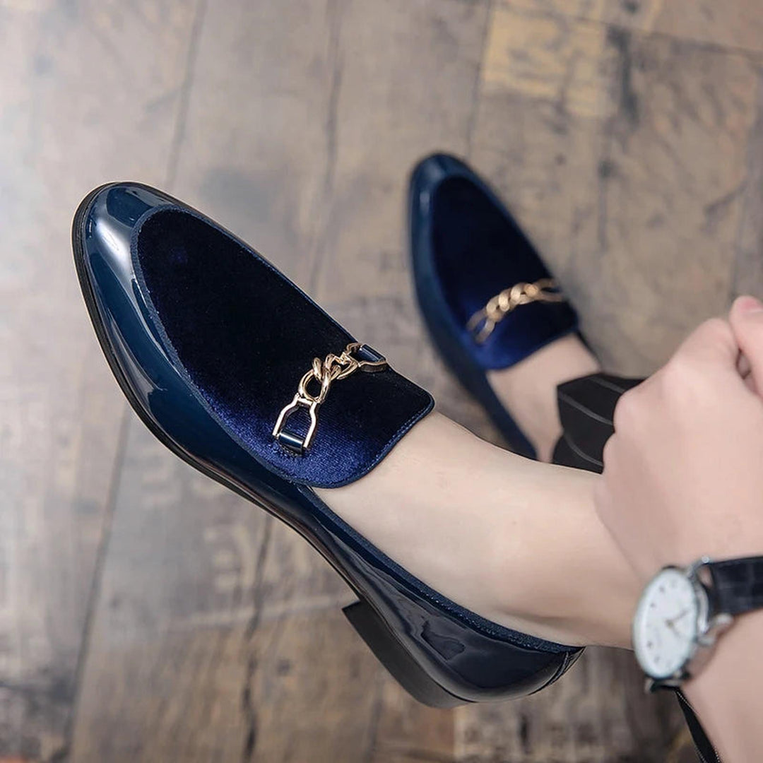 Katherine | Women Orthopedic Chain Detail Slip On Loafers