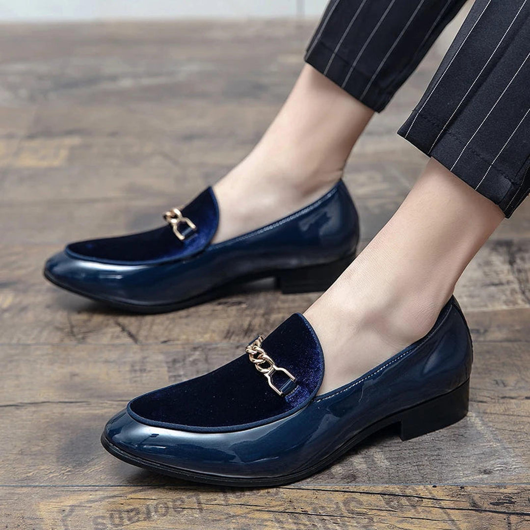 Katherine | Women Orthopedic Chain Detail Slip On Loafers