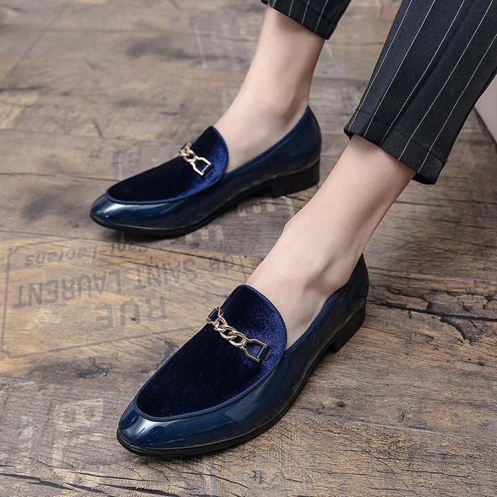 Katherine | Women Orthopedic Chain Detail Slip On Loafers