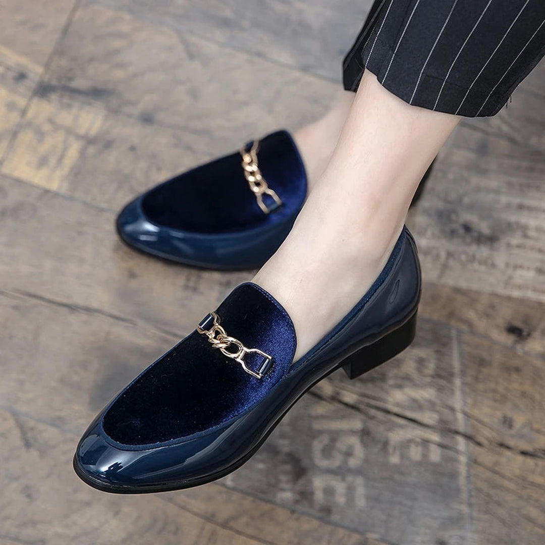 Katherine | Women Orthopedic Chain Detail Slip On Loafers