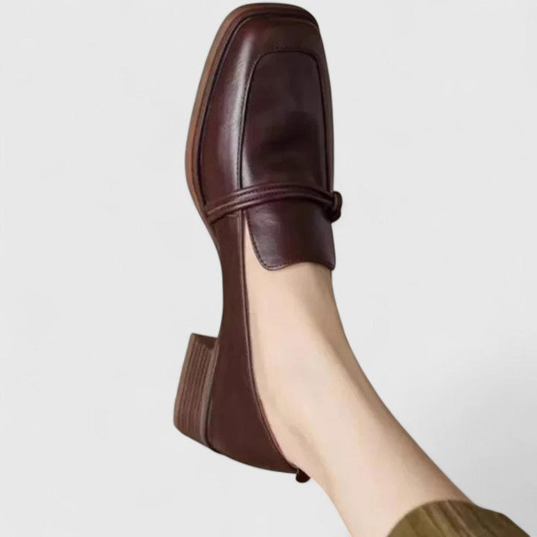 Kayla | Women Orthopedic Square Toe Classic Loafers