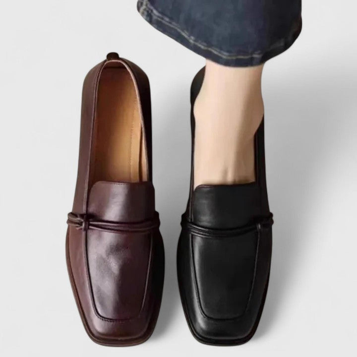 Kayla | Women Orthopedic Square Toe Classic Loafers