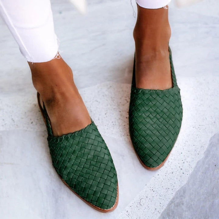 Kylie | Women Orthopedic Woven Style Slip On Loafers