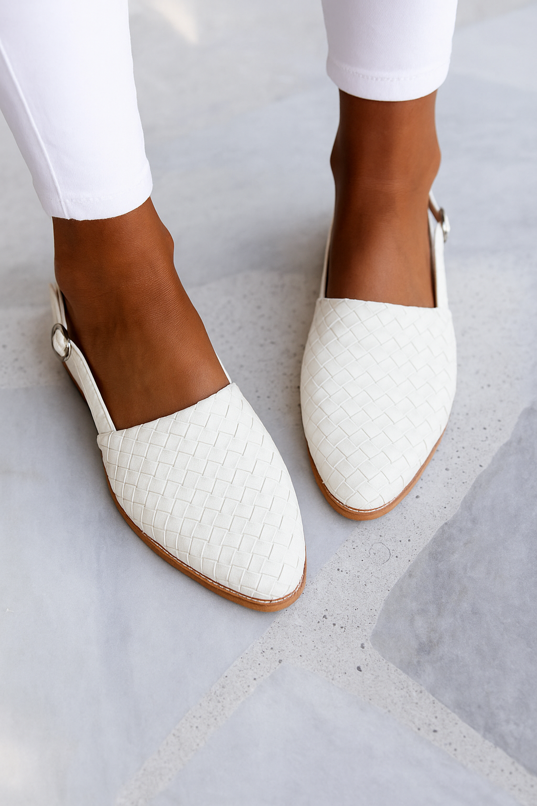 Kylie | Women Orthopedic Woven Style Slip On Loafers
