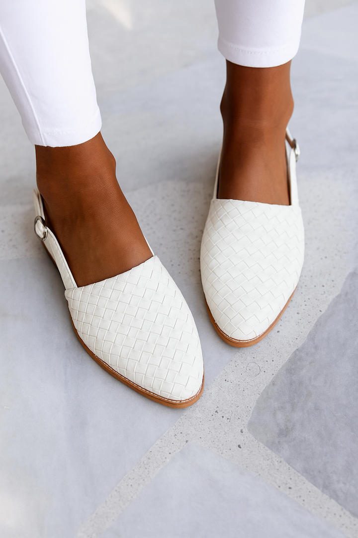 Kylie | Women Orthopedic Woven Style Slip On Loafers