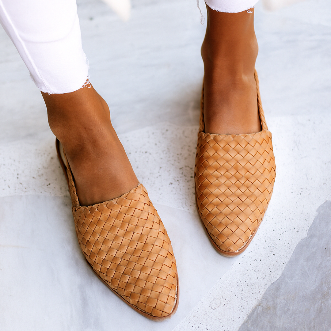Kylie | Women Orthopedic Woven Style Slip On Loafers