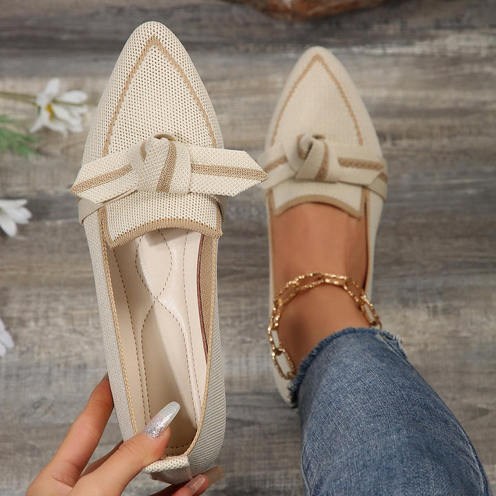 Lily | Women Orthopedic Pointed Toe Knot Detail Loafers
