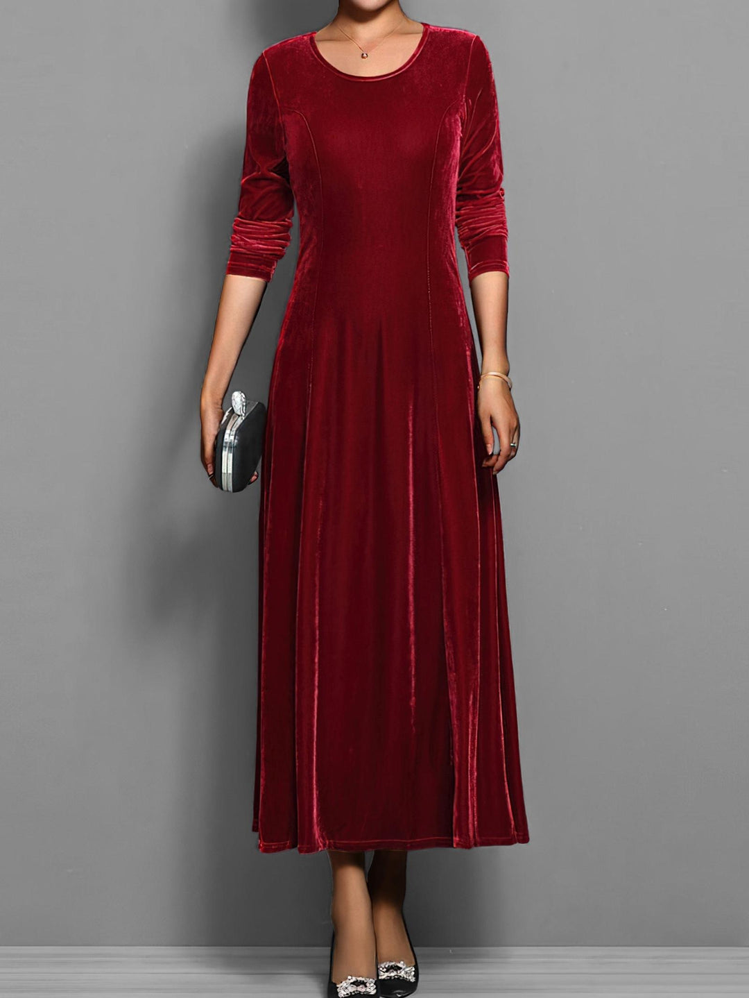 Lily | Women's Long Sleeve Maxi Evening Dress