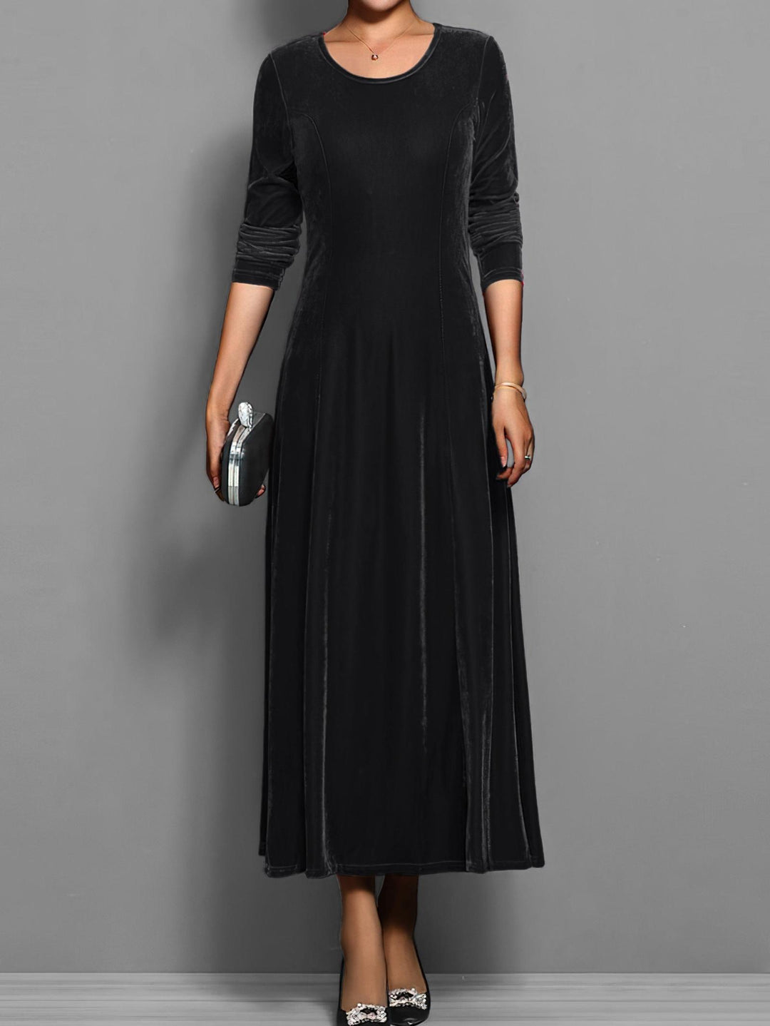 Lily | Women's Long Sleeve Maxi Evening Dress