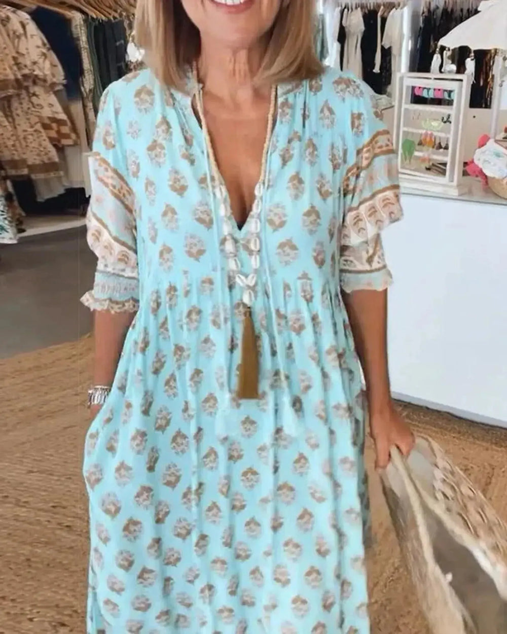 Liora | Seashell Bloom Maxi