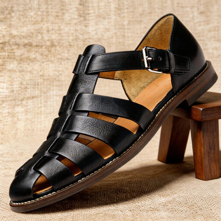 Lucas | Fisherman Sandals Premium Leather Closed-Toe Adjustable
