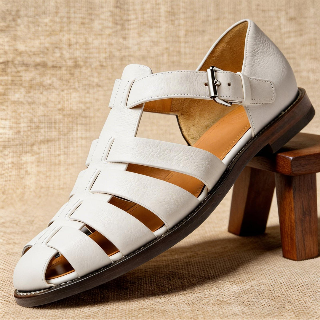 Lucas | Fisherman Sandals Premium Leather Closed-Toe Adjustable