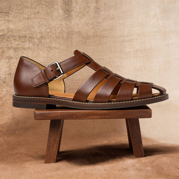 Lucas | Fisherman Sandals Premium Leather Closed-Toe Adjustable