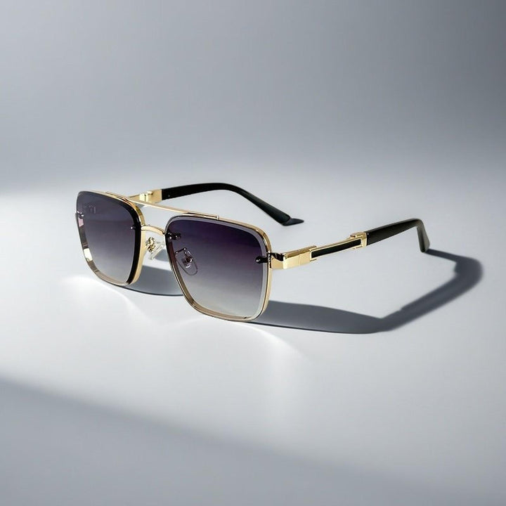 Madison | Sunglasses Aviator Square Gradient Lenses Metal Frame