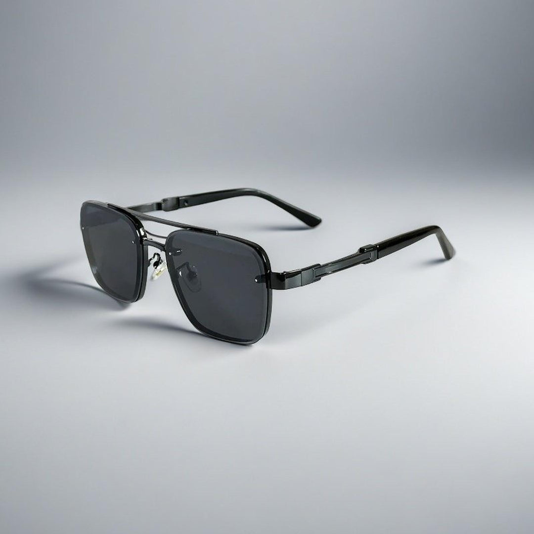 Madison | Sunglasses Aviator Square Gradient Lenses Metal Frame