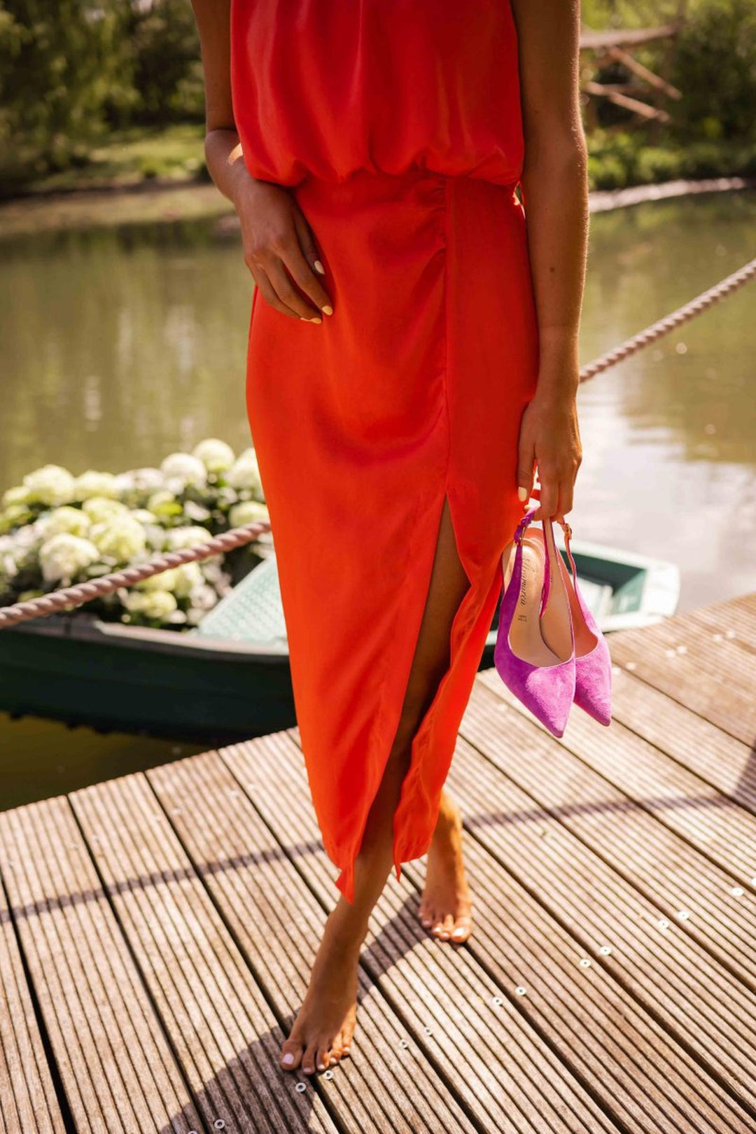 Madison | Women's Elegant Sleeveless Midi Summer Dress