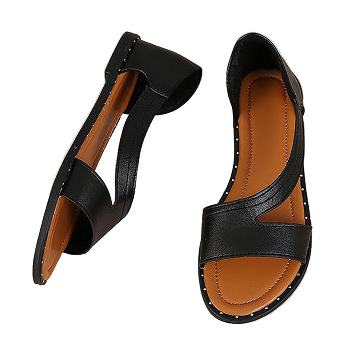 Madison | Women's Open Toe Flat Casual Slide Sandals