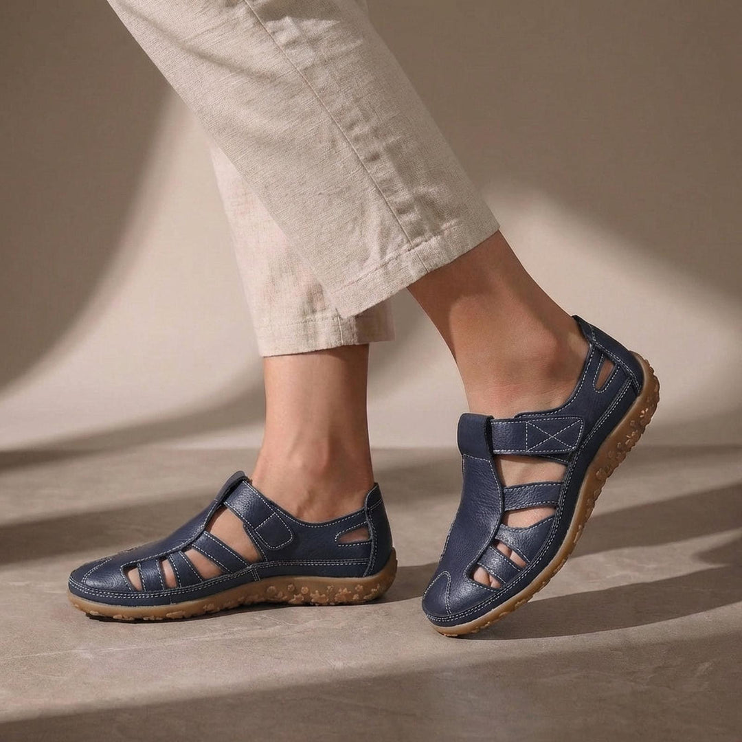 Makayla | Women Orthopedic Cutout Strap Casual Shoes