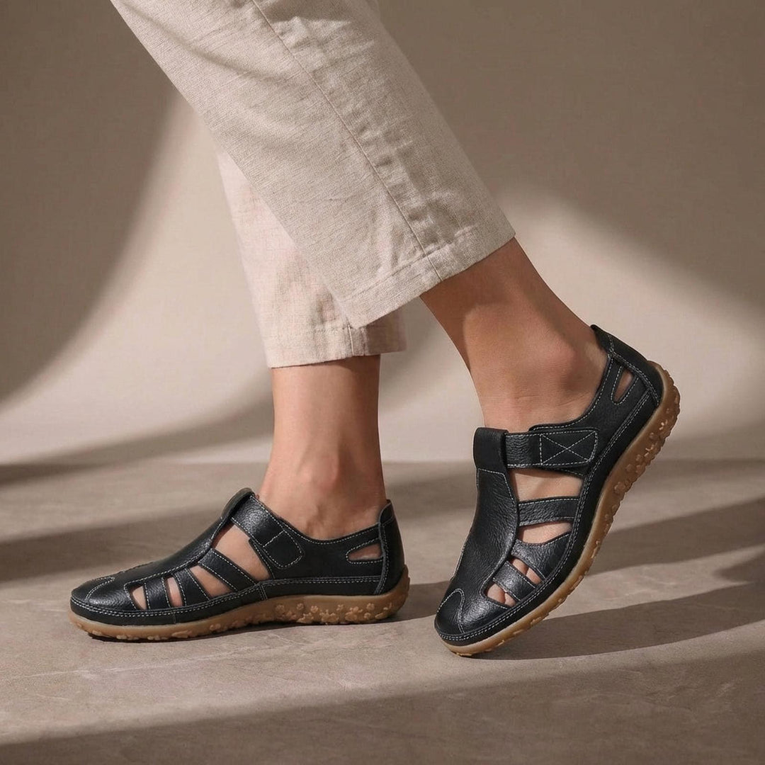 Makayla | Women Orthopedic Cutout Strap Casual Shoes
