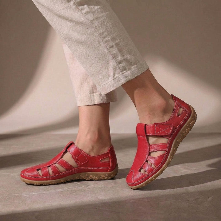 Makayla | Women Orthopedic Cutout Strap Casual Shoes
