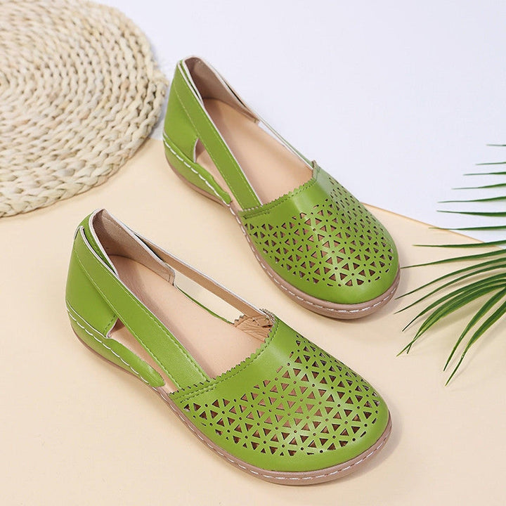 Maria | Women's Cutout Slip On Casual Flat Shoes