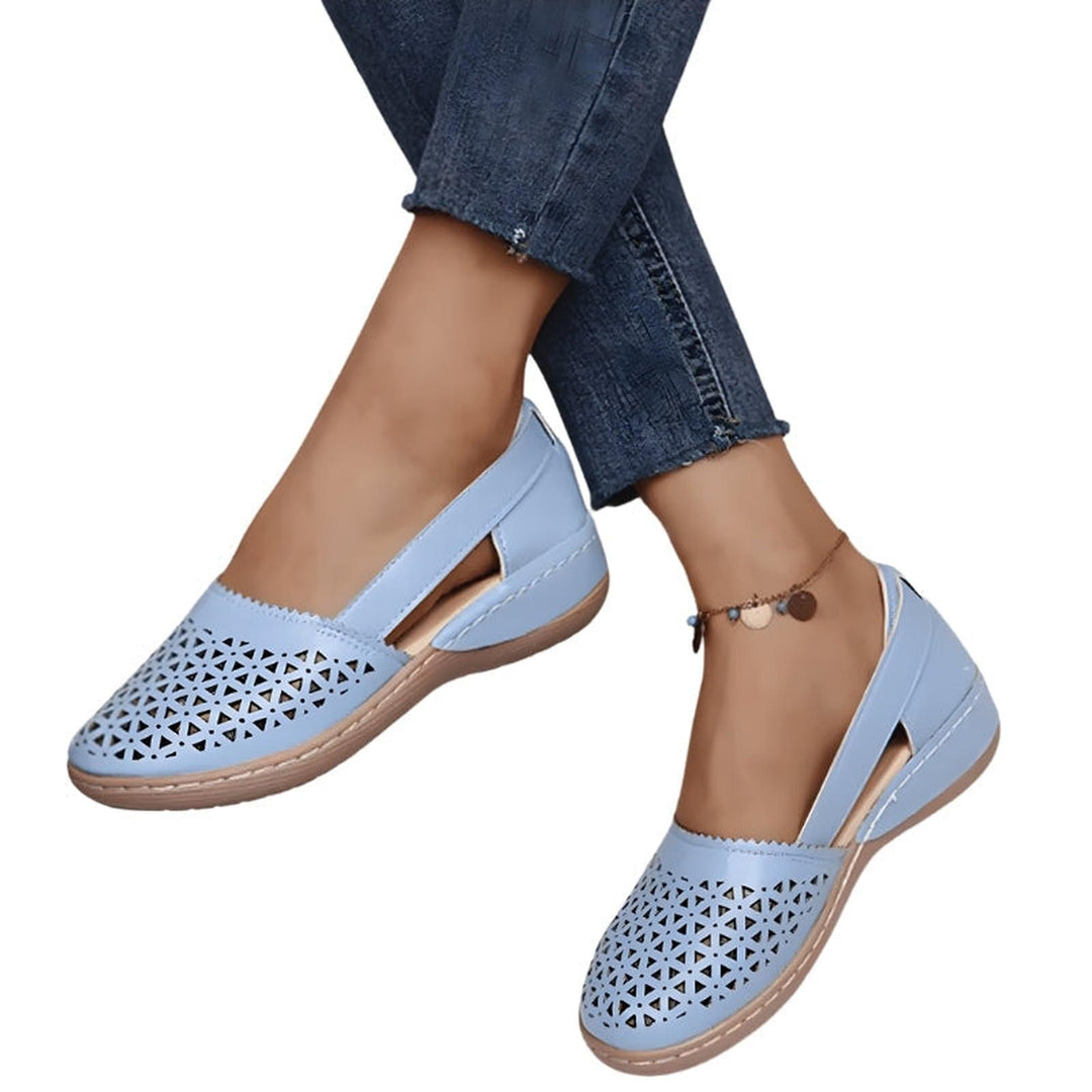 Maria | Women's Cutout Slip On Casual Flat Shoes