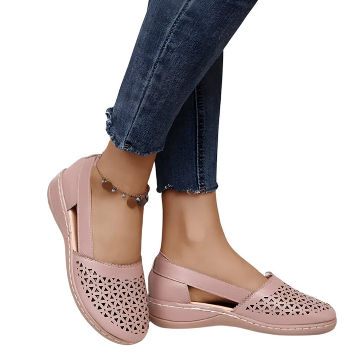 Maria | Women's Cutout Slip On Casual Flat Shoes