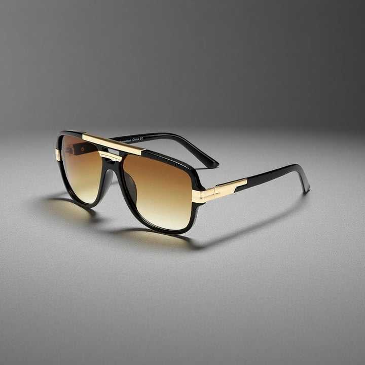 Matthew | Sunglasses Aviator Square Frame Gradient Lens UV400