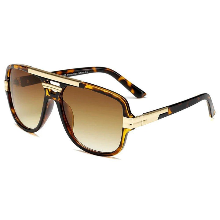 Matthew | Sunglasses Aviator Square Frame Gradient Lens UV400