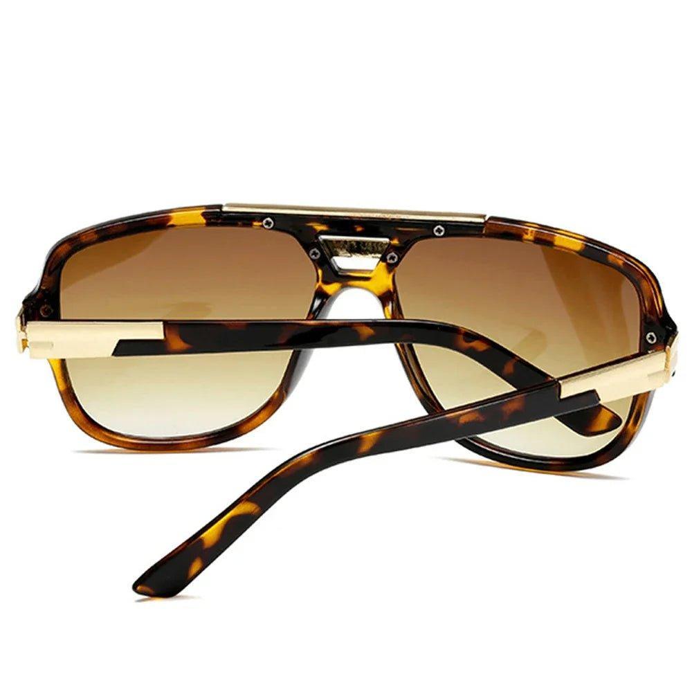 Matthew | Sunglasses Aviator Square Frame Gradient Lens UV400